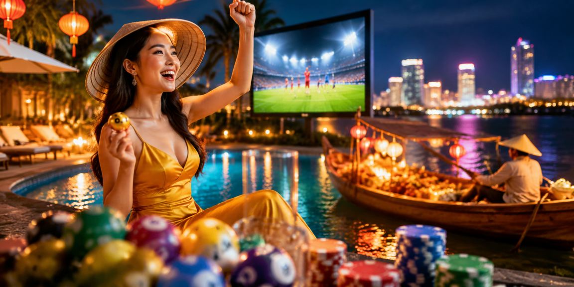 Xổ số Nha Trang với hình ảnh nón lá